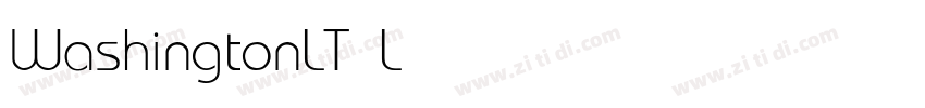 WashingtonLT Light字体转换